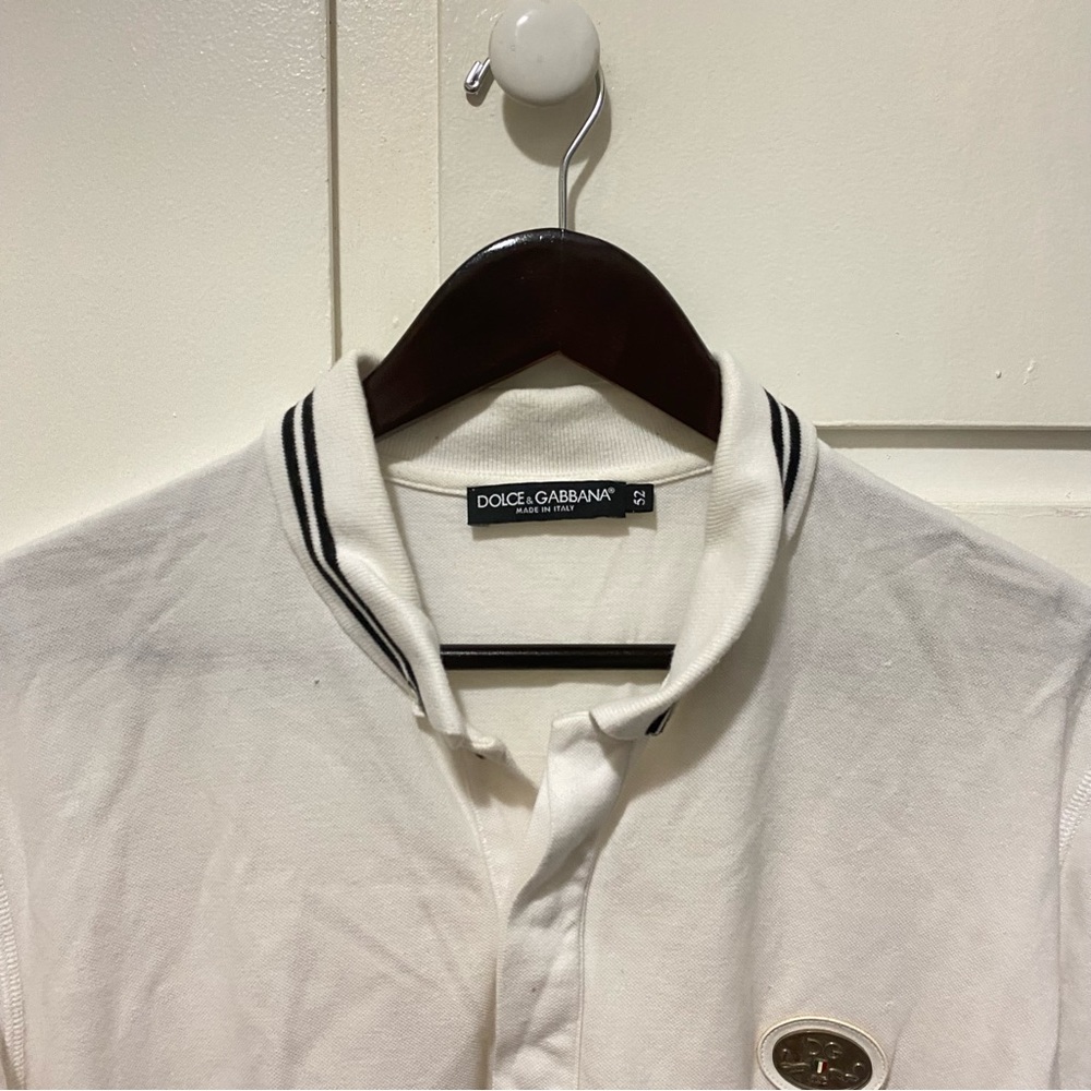 100% Authentic Dolce & Gabbana Polo with Plaque